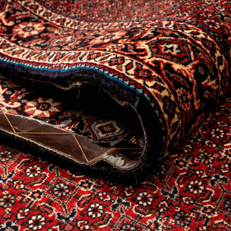 Biegacz Dywan perski - Bijar - 297 x 102 cm - ciemna czerwień