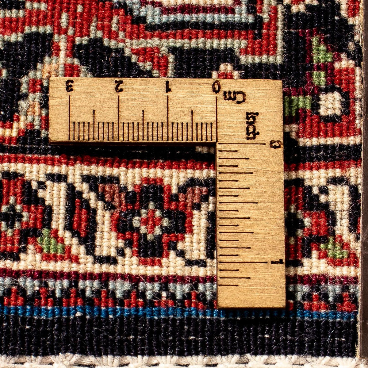 Biegacz Dywan perski - Bijar - 297 x 102 cm - ciemna czerwień