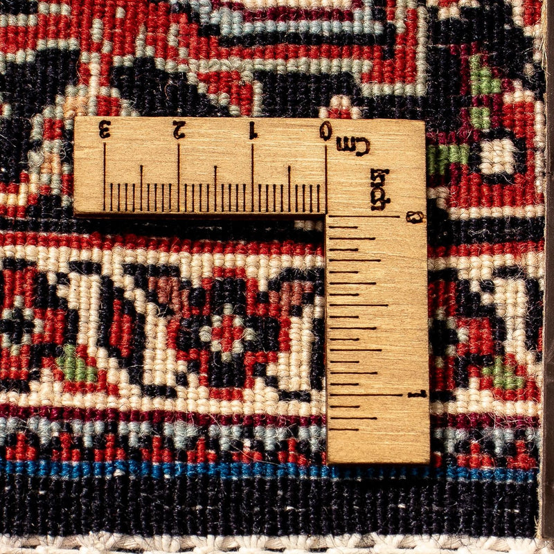 Biegacz Dywan perski - Bijar - 297 x 102 cm - ciemna czerwień