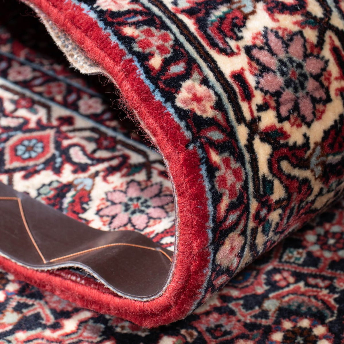 Biegacz Dywan perski - Bijar - 288 x 84 cm - czerwony