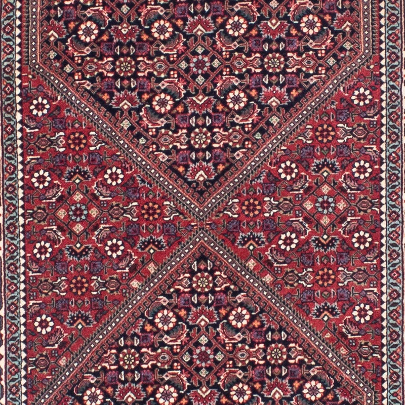 Biegacz Dywan perski - Bijar - 303 x 84 cm - czerwony