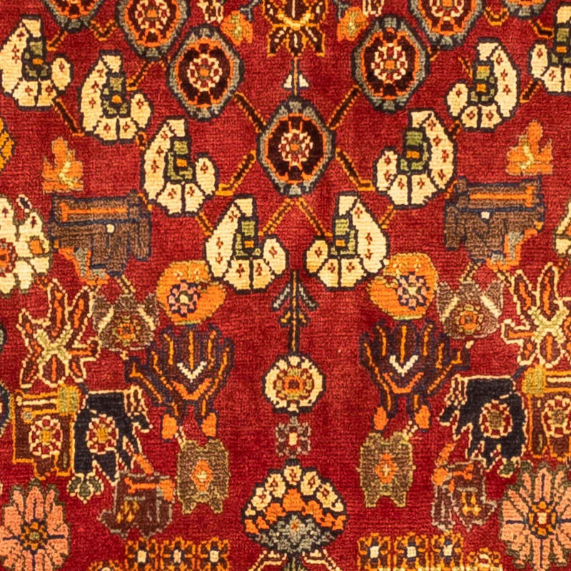 Perski dywan - Nomadyczny - 277 x 169 cm - czerwony