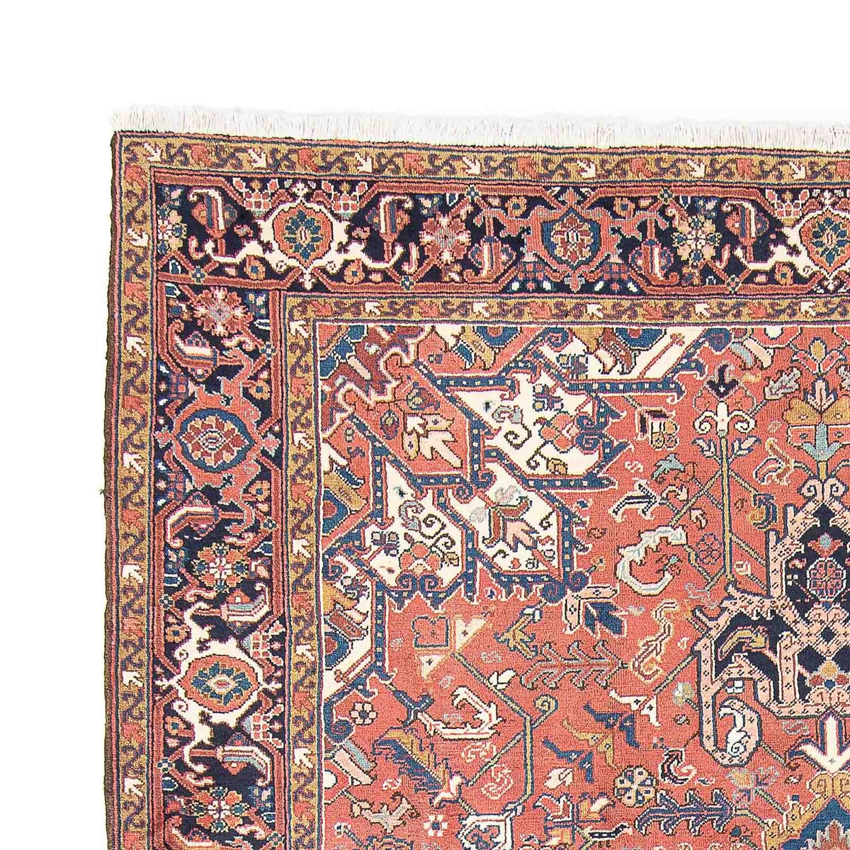 Perski dywan - Nomadyczny - 326 x 234 cm - jasna czerwień