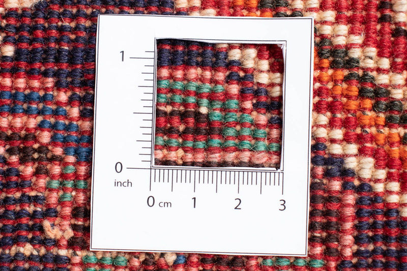 Perski dywan - Nomadyczny - 273 x 198 cm - ciemna czerwień