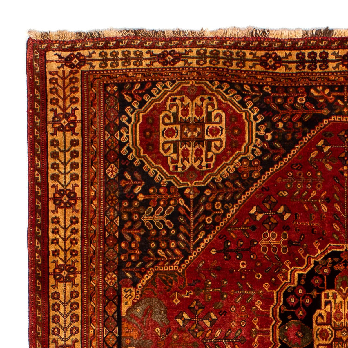 Perski dywan - Nomadyczny - 280 x 184 cm - ciemna czerwień