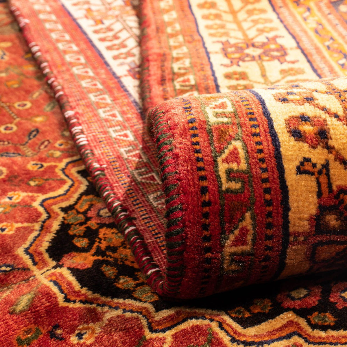 Perski dywan - Nomadyczny - 280 x 184 cm - ciemna czerwień