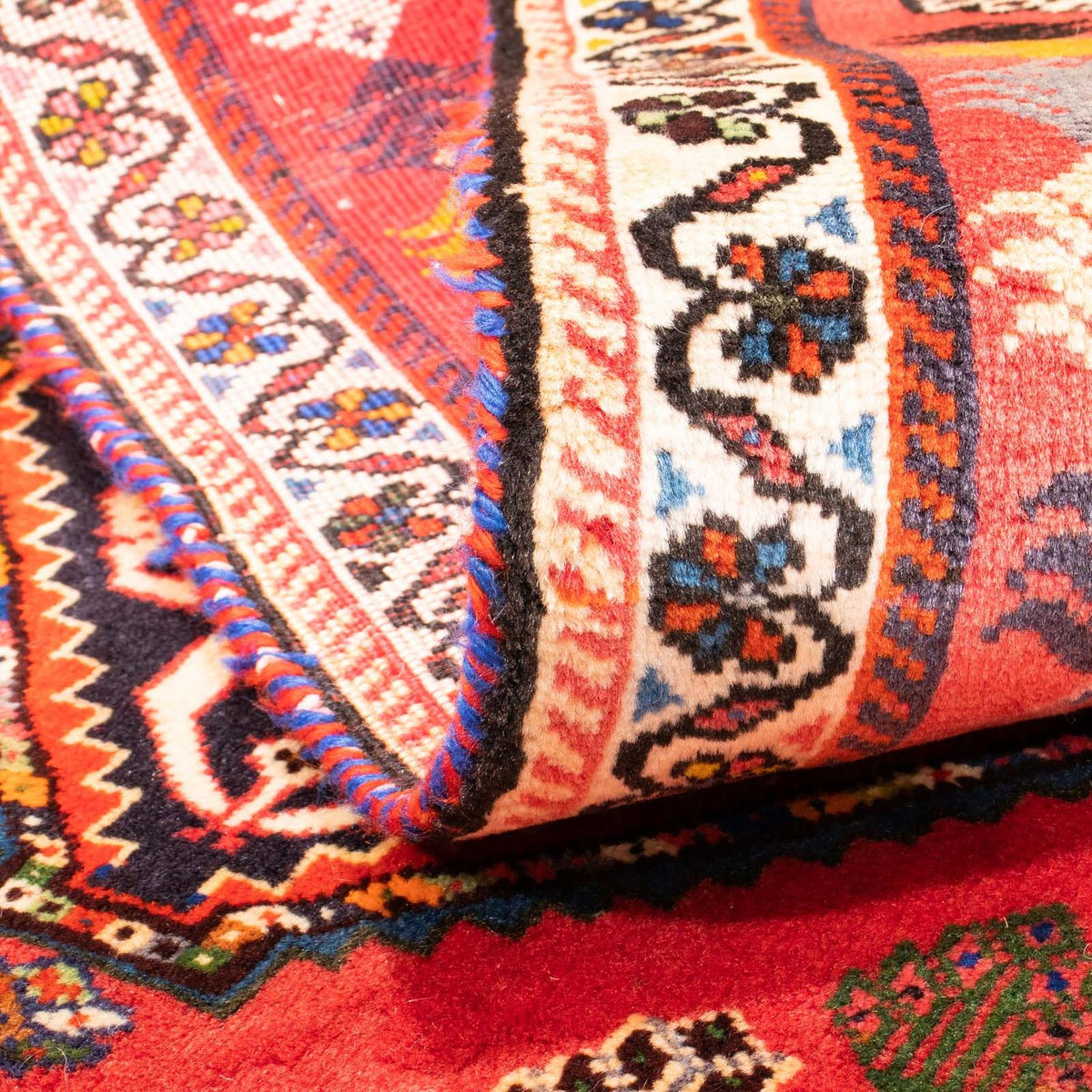 Biegacz Perski dywan - Nomadyczny - 157 x 81 cm - czerwony