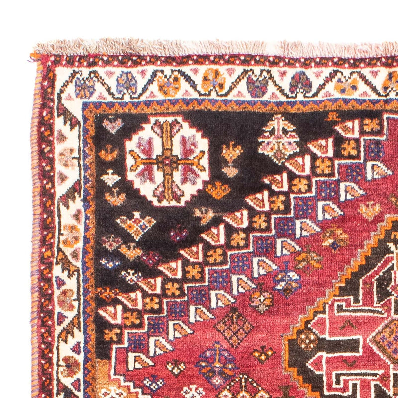 Perski dywan - Nomadyczny - 160 x 109 cm - ciemna czerwień