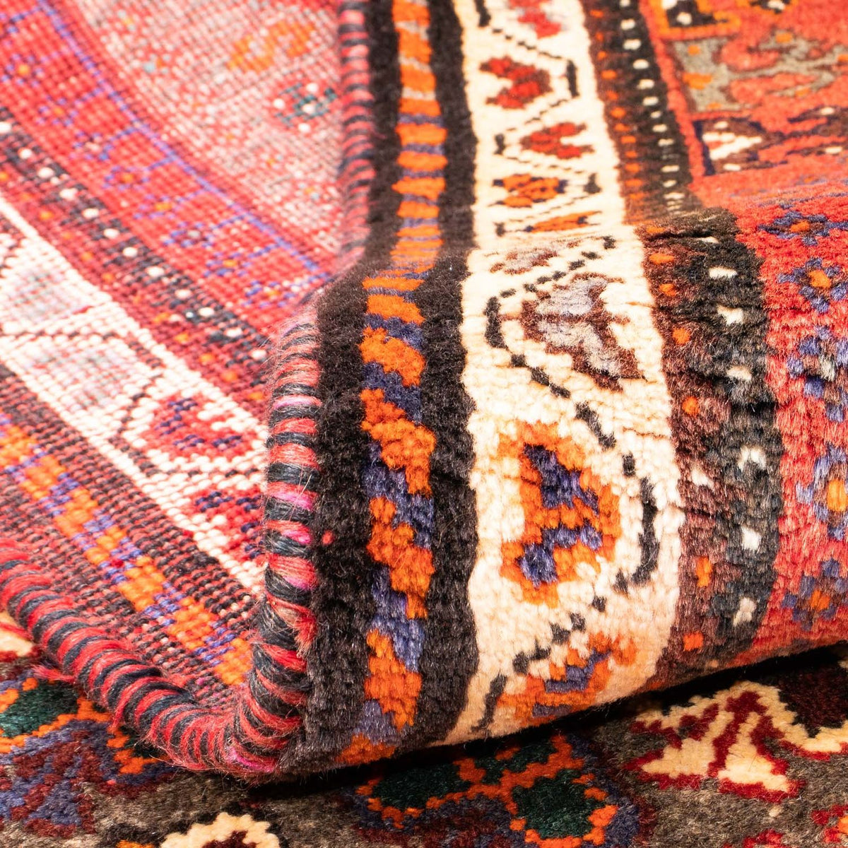 Perski dywan - Nomadyczny - 158 x 86 cm - ciemnobrązowy