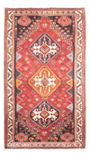 Qashqai Dywan 92x165cm - Dywan perski - Prostokątny / Czerwony / 92 x 165 cm Prostokątny