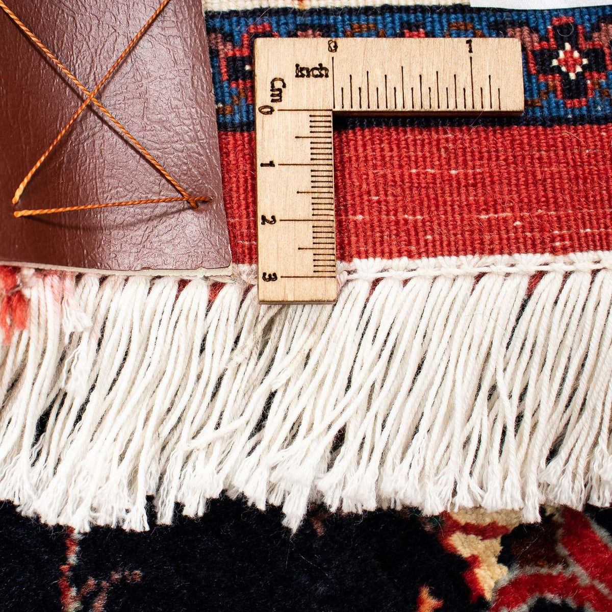 Dywan perski - Bijar - 400 x 301 cm - ciemnoniebieski