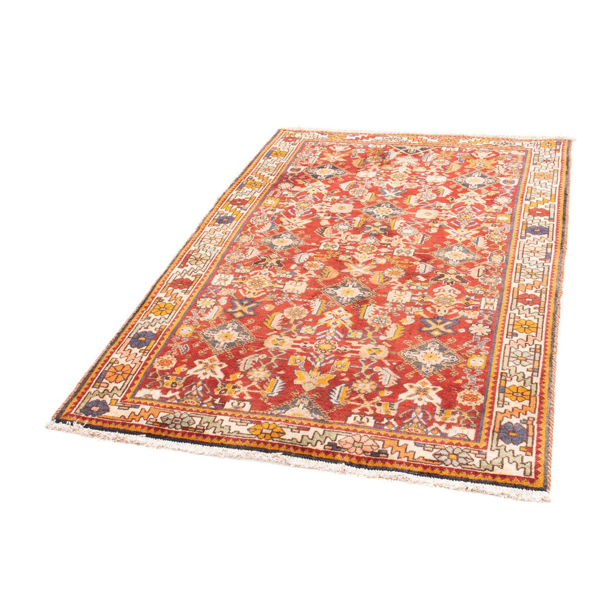 Perski dywan - Nomadyczny - 149 x 105 cm - ciemna czerwień