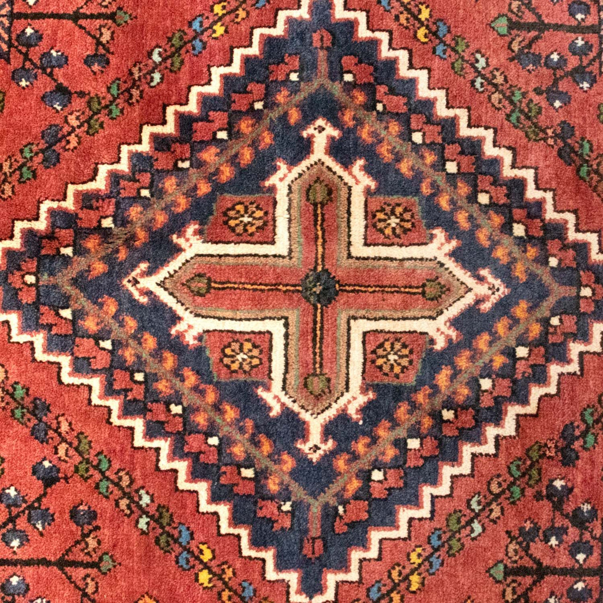 Perski dywan - Nomadyczny - 210 x 133 cm - czerwony