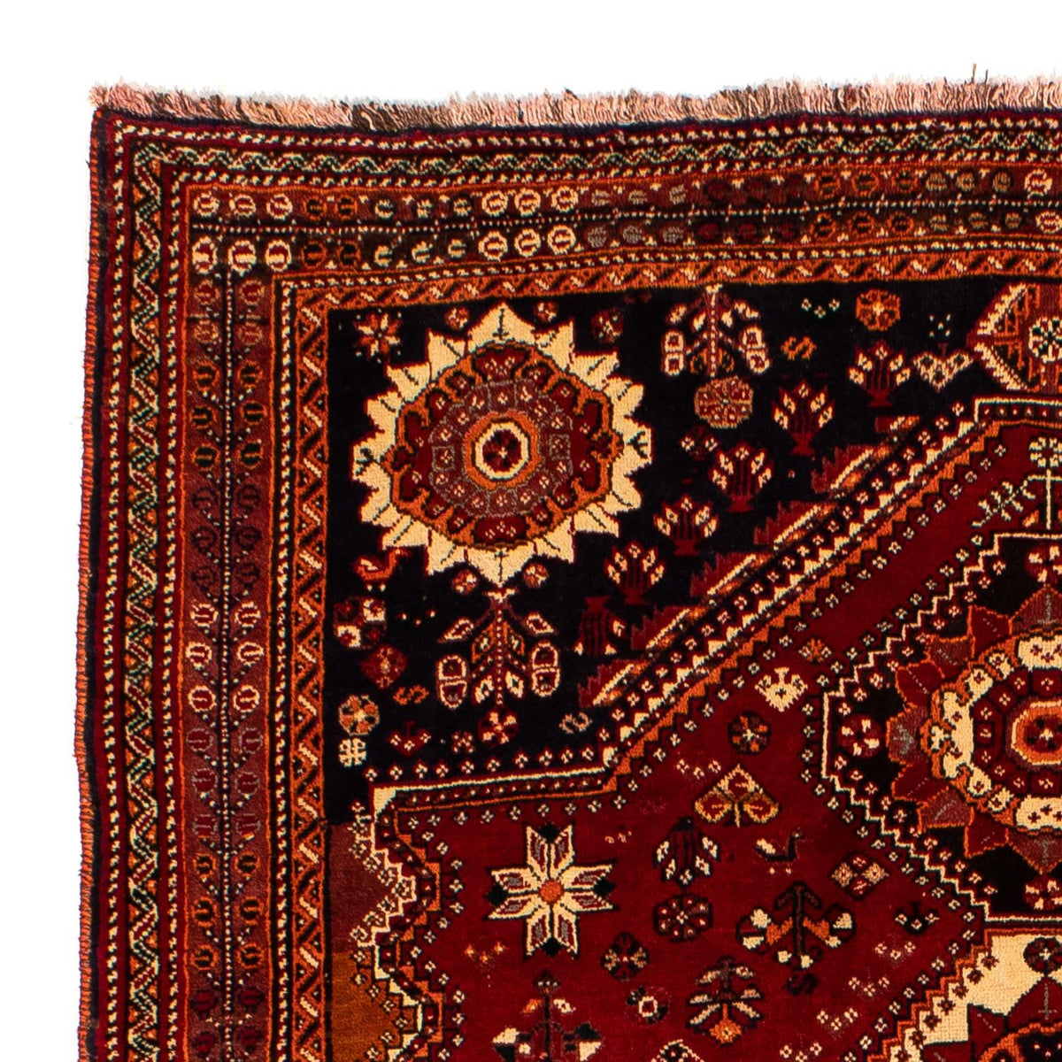 Perski dywan - Nomadyczny - 272 x 185 cm - ciemna czerwień