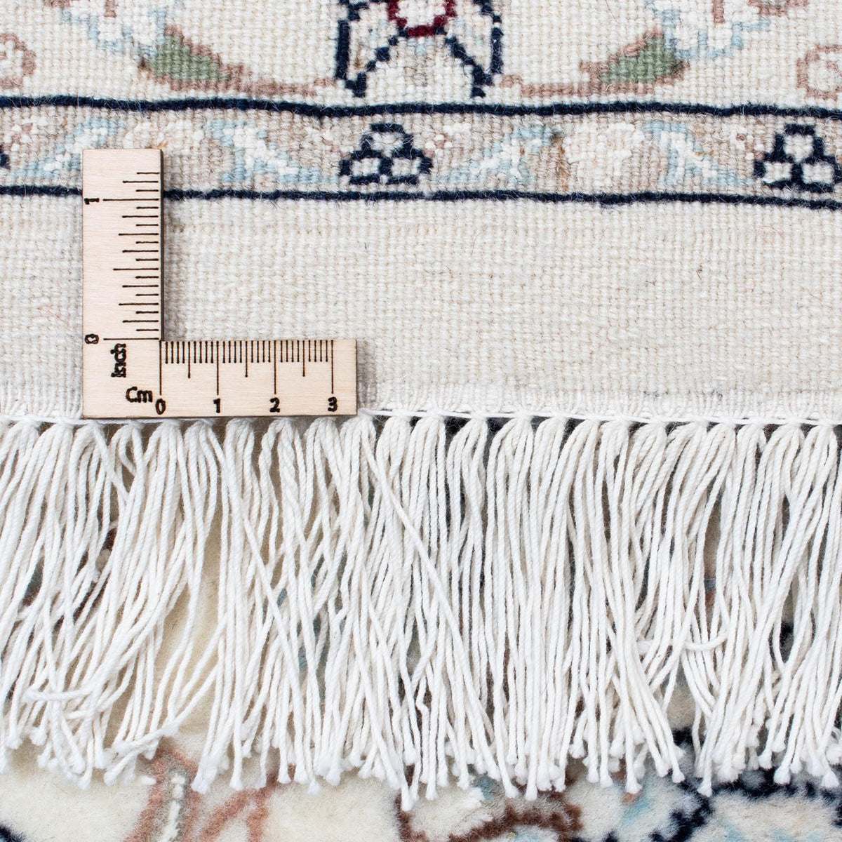 Dywan perski - Nain - Królewski - 300 x 199 cm - srebrny