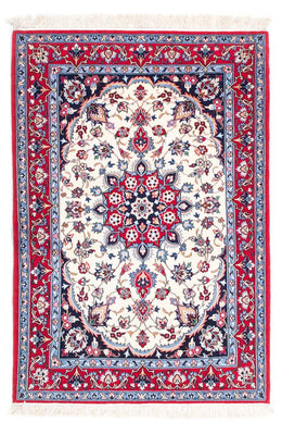 Dywan perski - Isfahan - Premium - 118 x 82 cm - beżowy