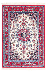 Dywan perski - Isfahan - Premium - 118 x 82 cm - beżowy
