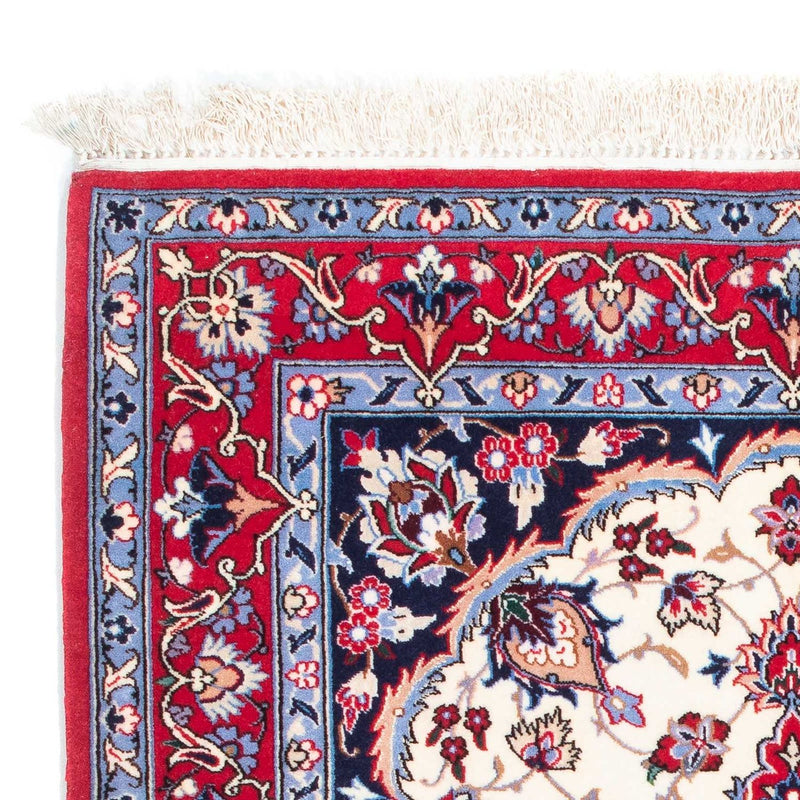 Dywan perski - Isfahan - Premium - 118 x 82 cm - beżowy