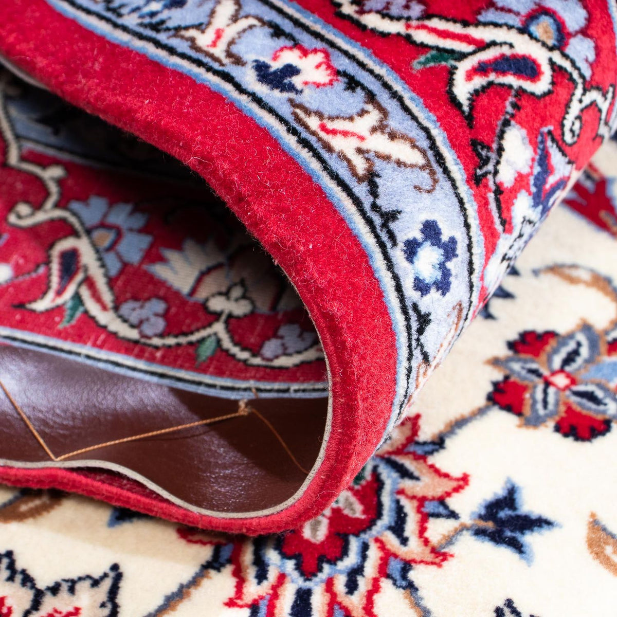 Dywan perski - Isfahan - Premium - 118 x 82 cm - beżowy