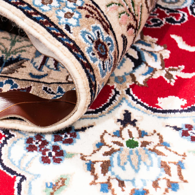 Dywan perski - Nain - Królewski - 240 x 165 cm - ciemna czerwień