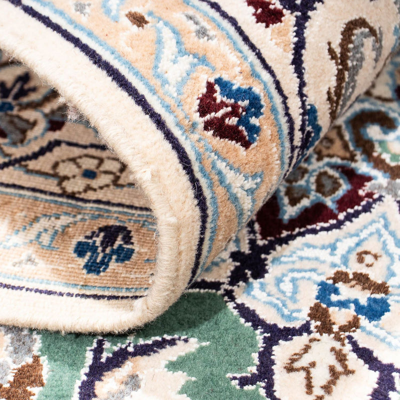 Dywan perski - Nain - Królewski - 254 x 152 cm - zielona