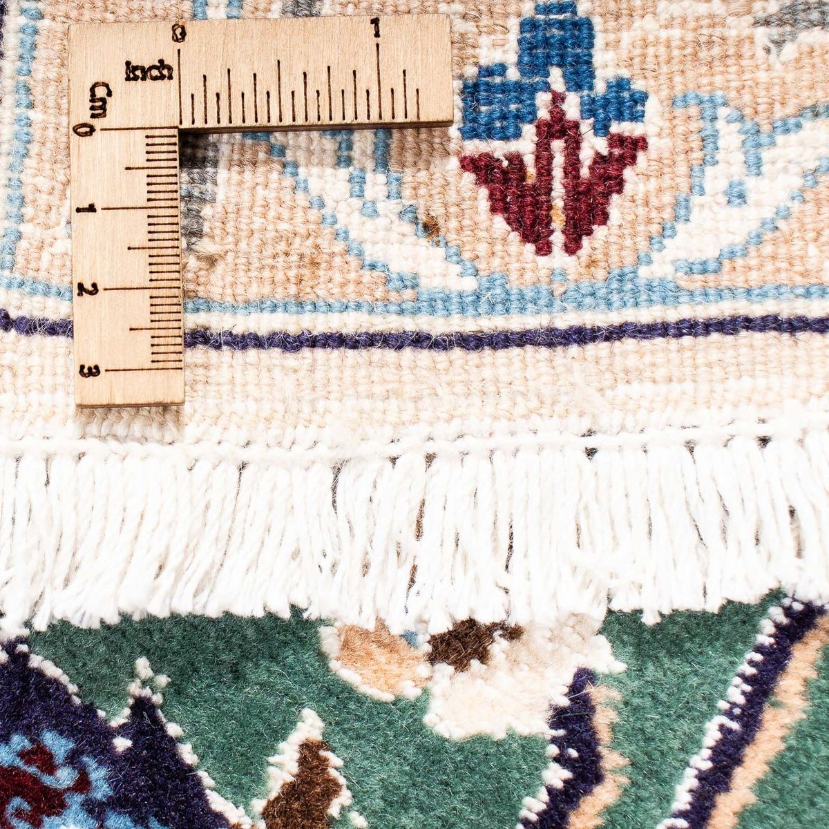 Dywan perski - Nain - Królewski - 254 x 152 cm - zielona