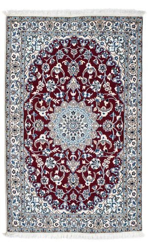 Biegacz Dywan perski - Nain - Królewski - 178 x 106 cm - ciemna czerwień