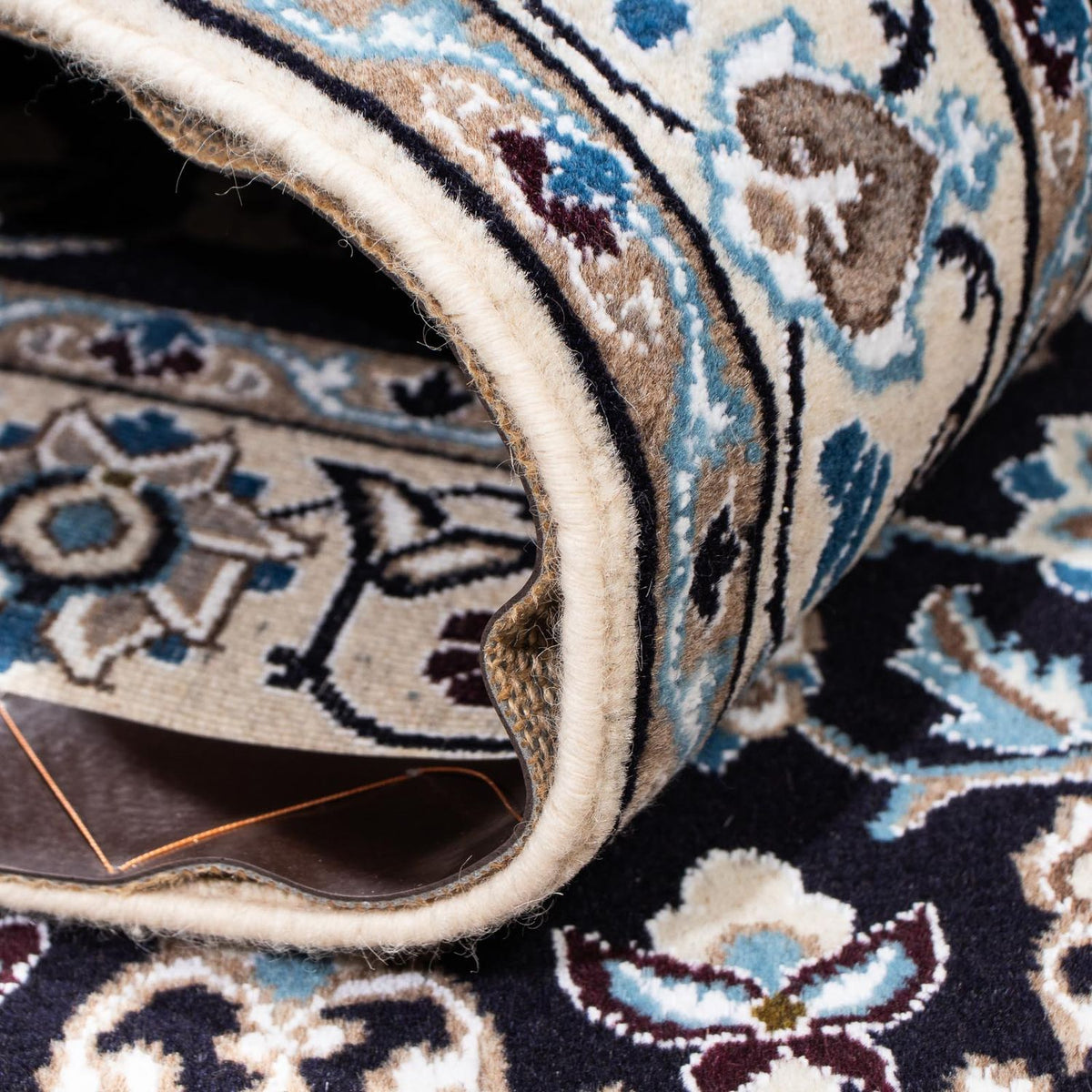 Dywan perski - Nain - Królewski - 171 x 113 cm - beżowy