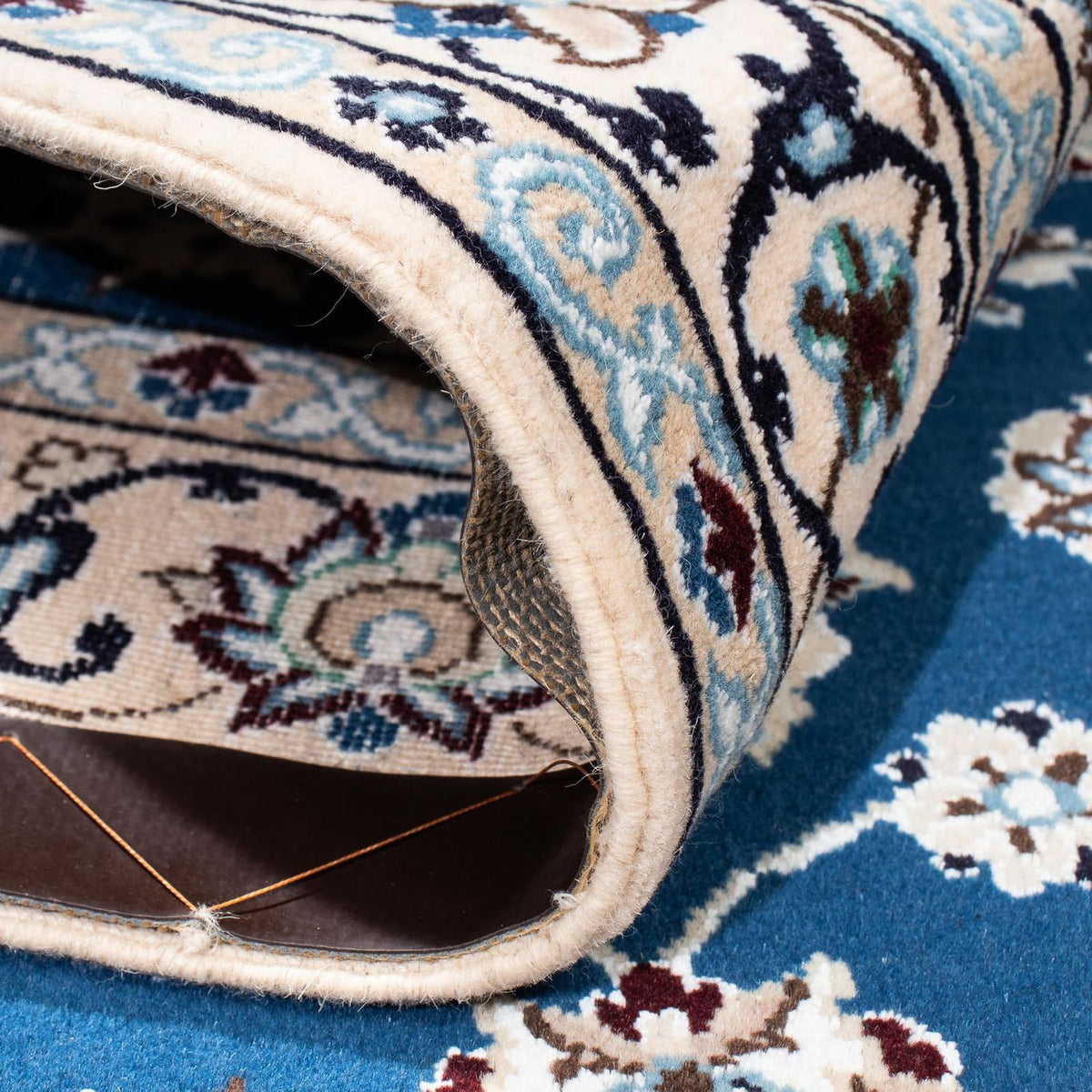 Dywan perski - Nain - Królewski - 172 x 115 cm - niebieski