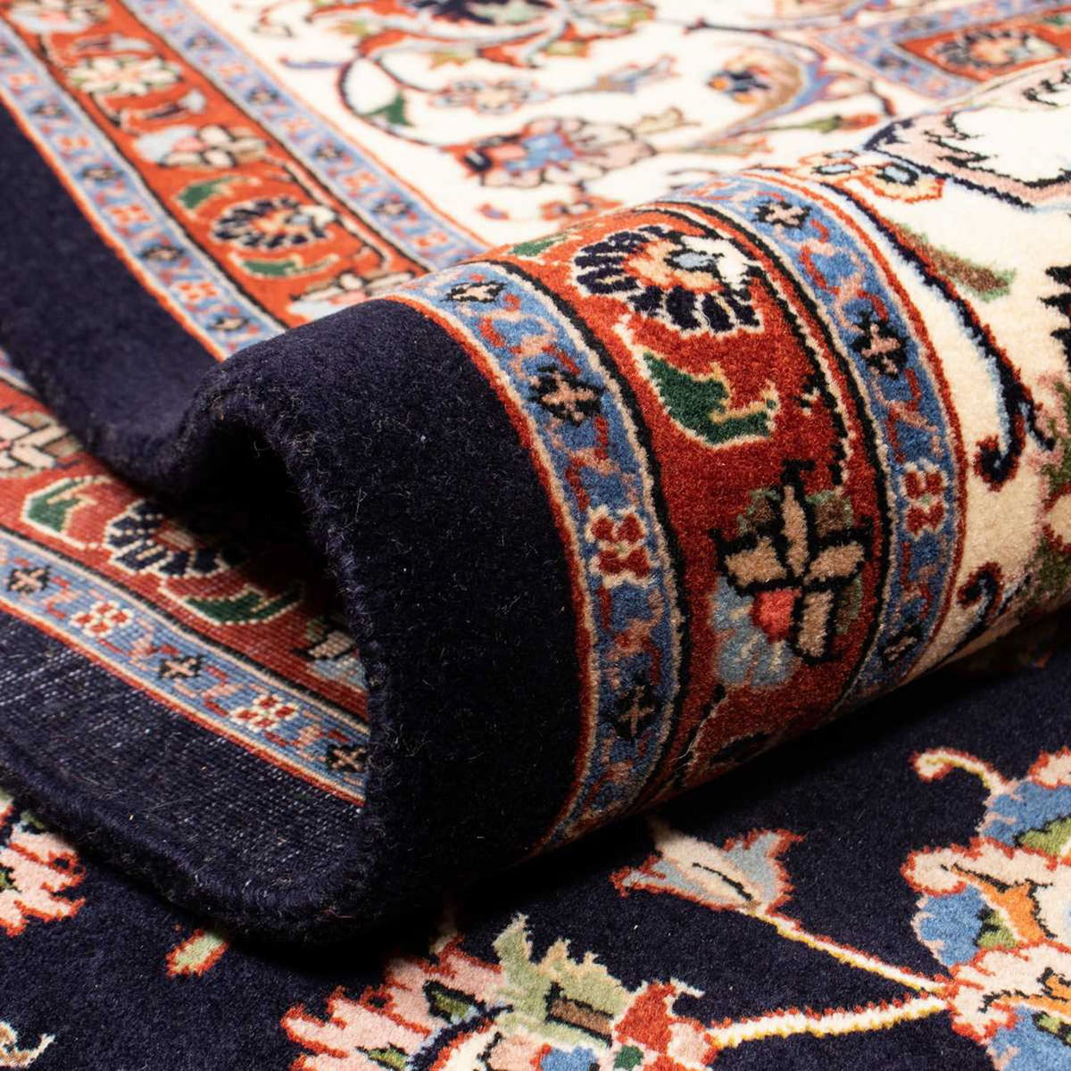 Dywan perski - Klasyczny - 348 x 252 cm - ciemnoniebieski