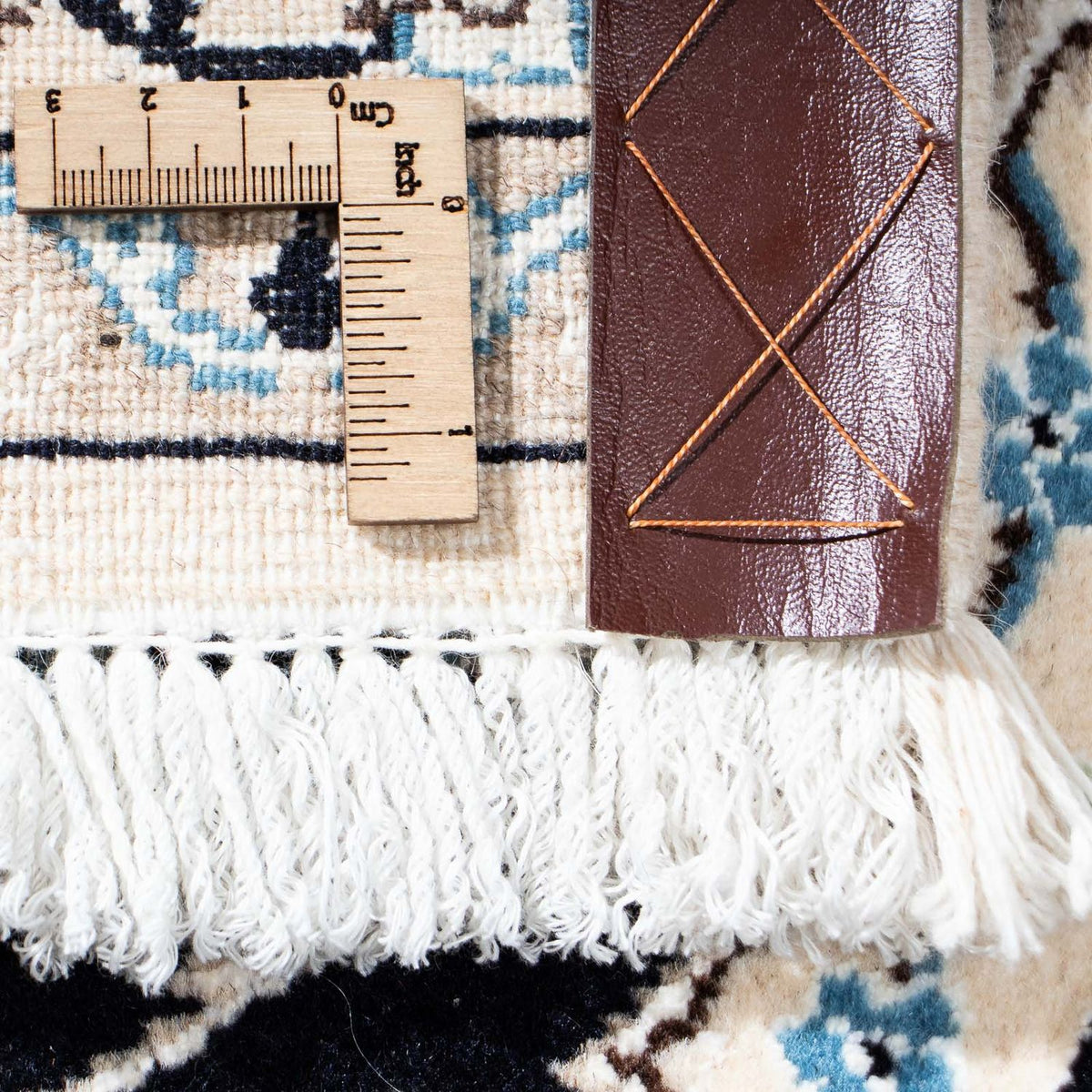 Dywan perski - Nain - Królewski - 178 x 114 cm - beżowy