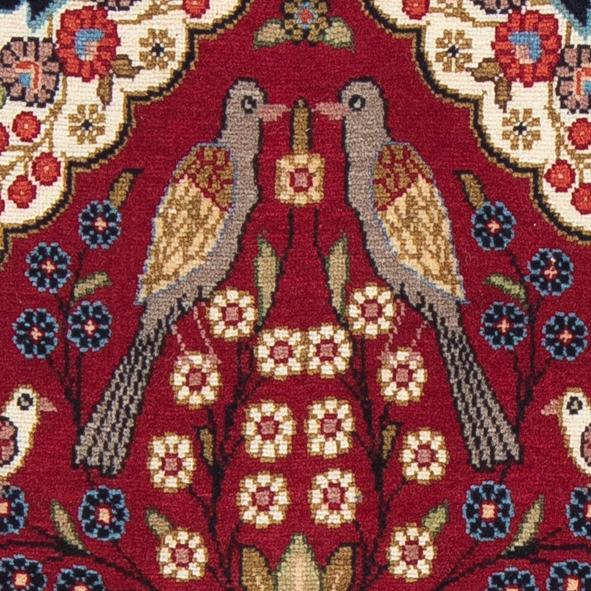 Dywan perski - Klasyczny - 80 x 55 cm - ciemna czerwień