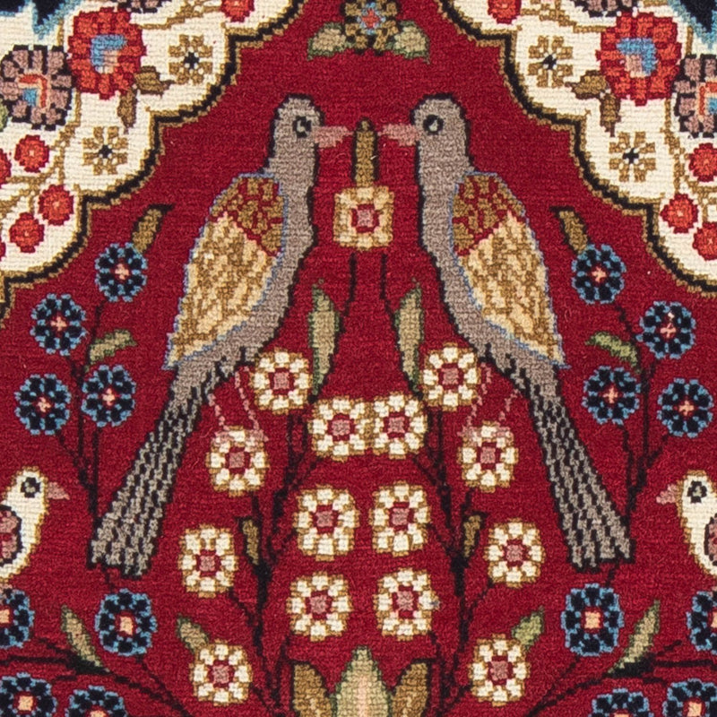 Dywan perski - Klasyczny - 80 x 55 cm - ciemna czerwień