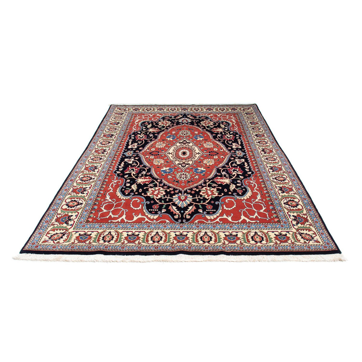 Dywan Gabbeh - Kashkuli perski - 249 x 174 cm - ciemnoniebieski