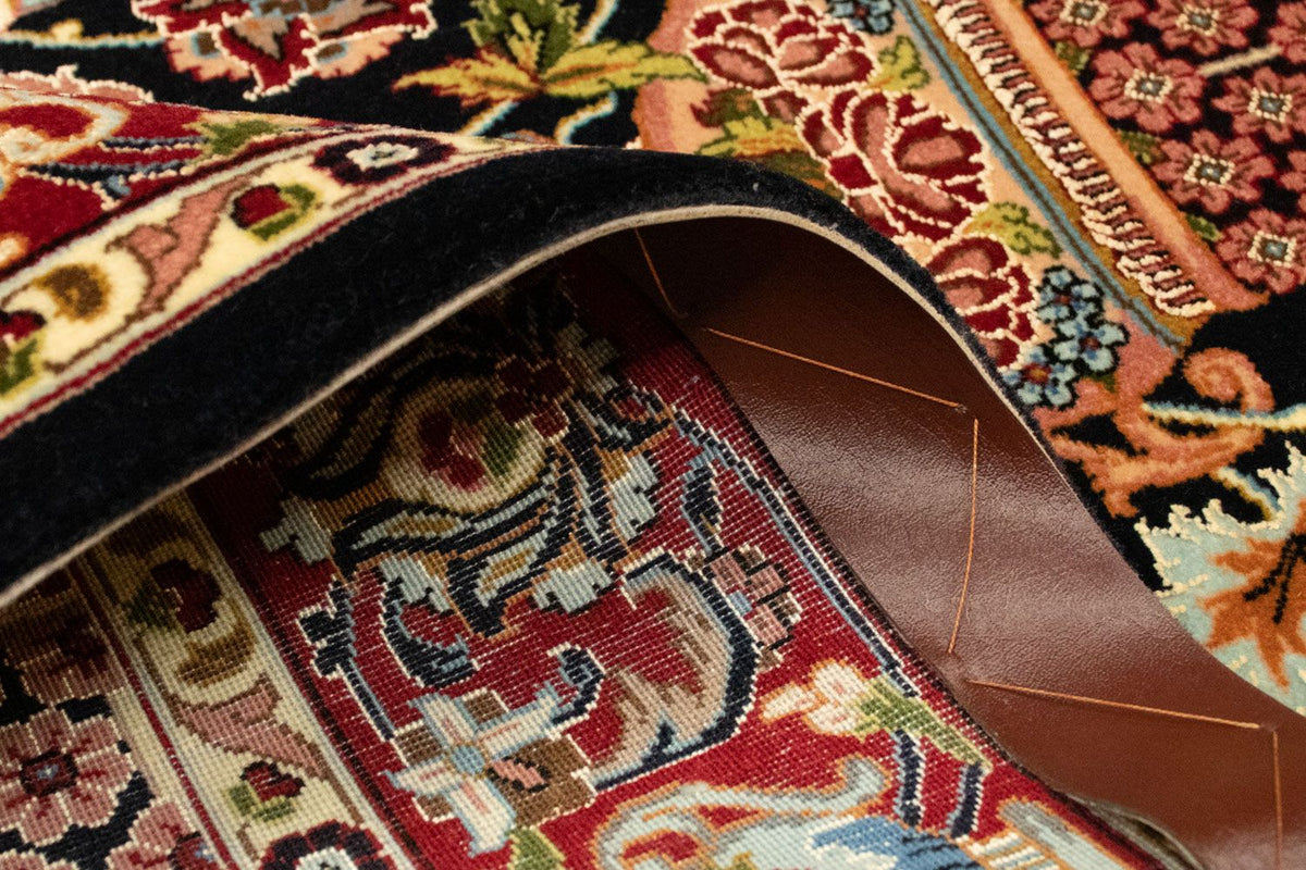 Dywan perski - Ghom - 149 x 101 cm - czarny