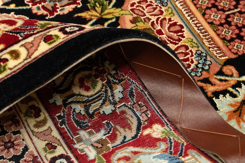 Dywan perski - Ghom - 149 x 101 cm - czarny