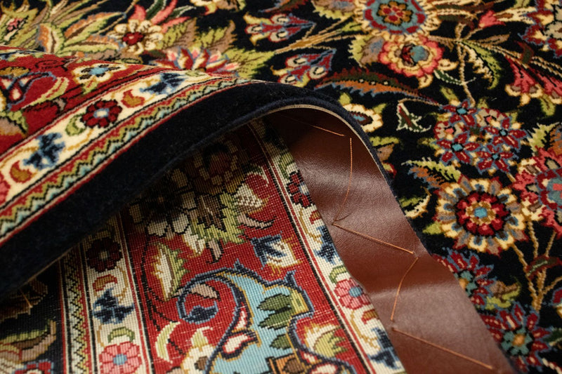 Dywan perski - Ghom - 162 x 102 cm - czarny