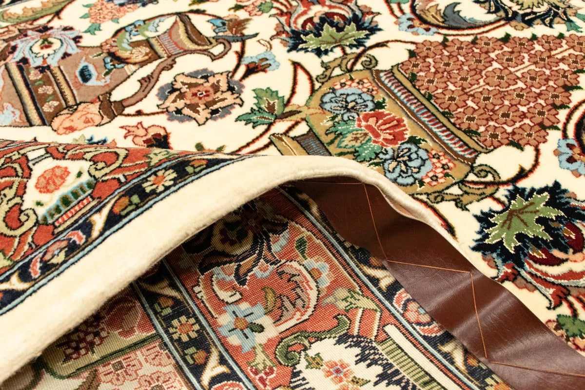 Dywan perski - Ghom - 160 x 102 cm - beżowy