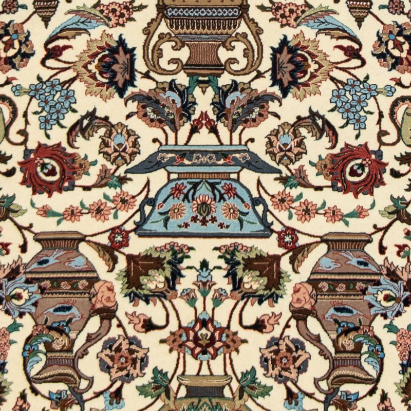 Dywan perski - Ghom - 154 x 102 cm - beżowy