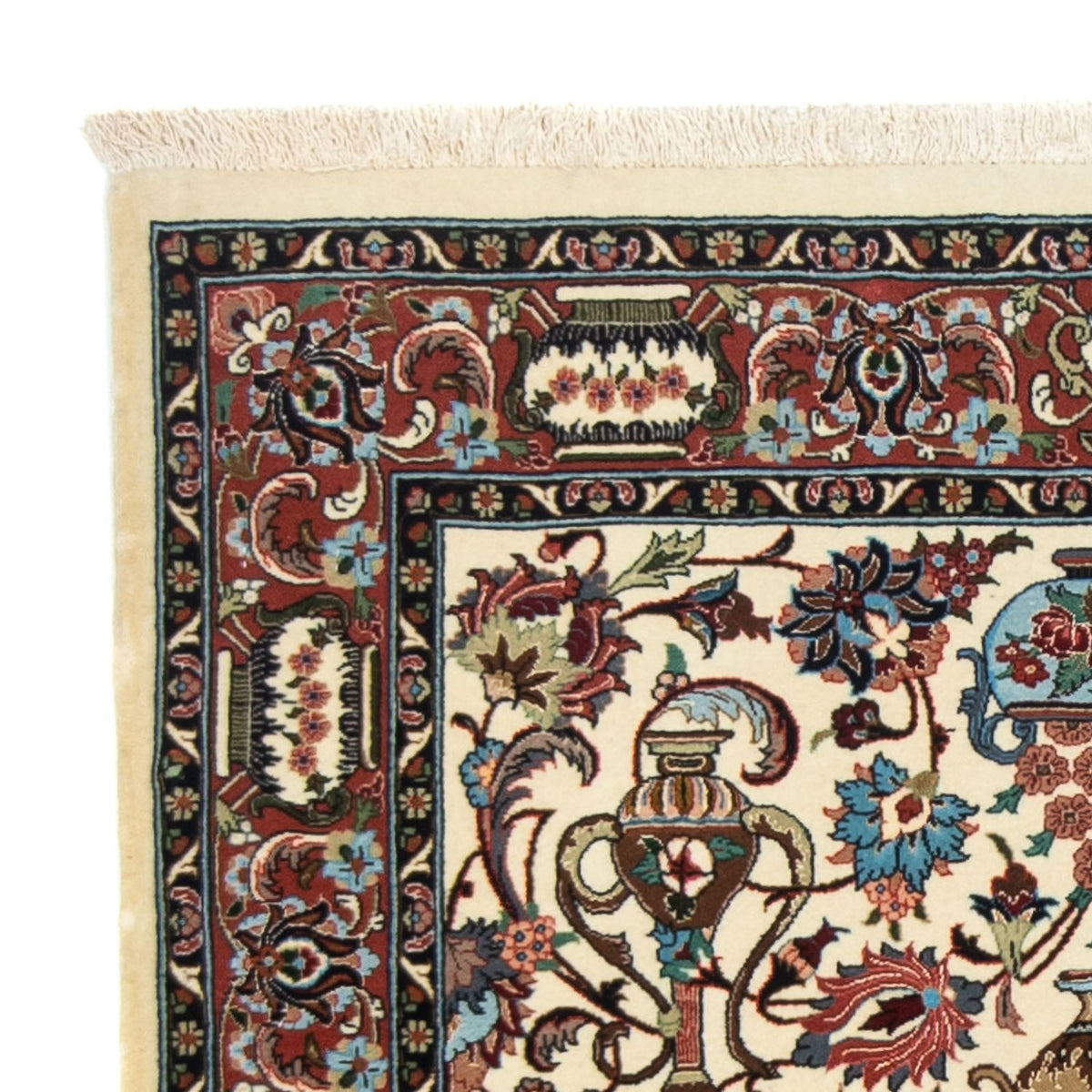 Dywan perski - Ghom - 154 x 102 cm - beżowy