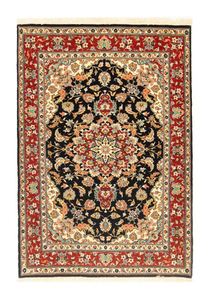 Dywan perski - Ghom - 147 x 101 cm - czarny