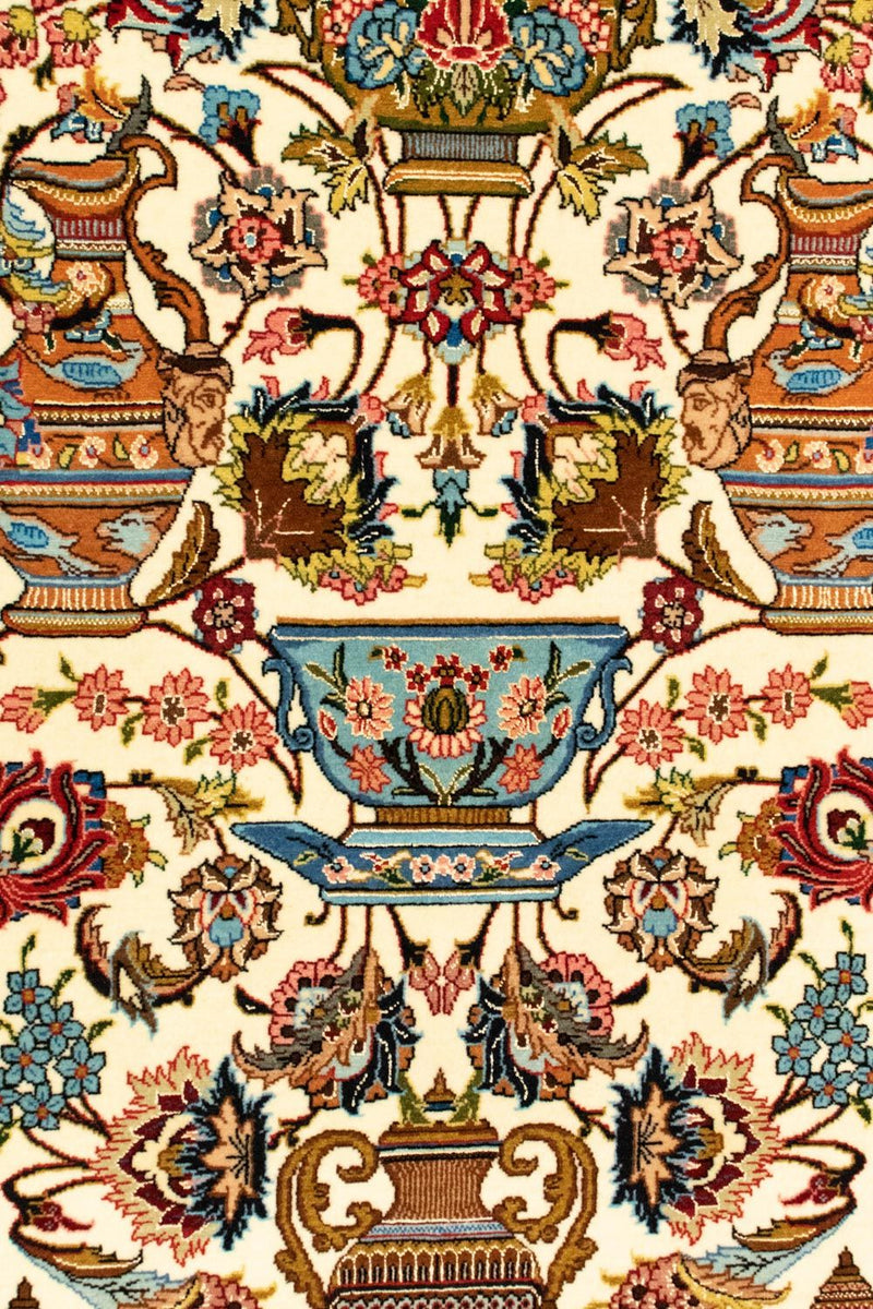 Dywan perski - Ghom - 152 x 101 cm - beżowy