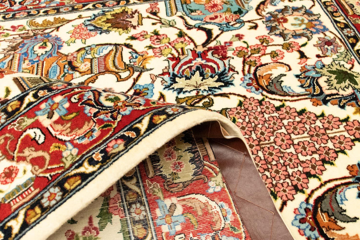 Dywan perski - Ghom - 152 x 101 cm - beżowy