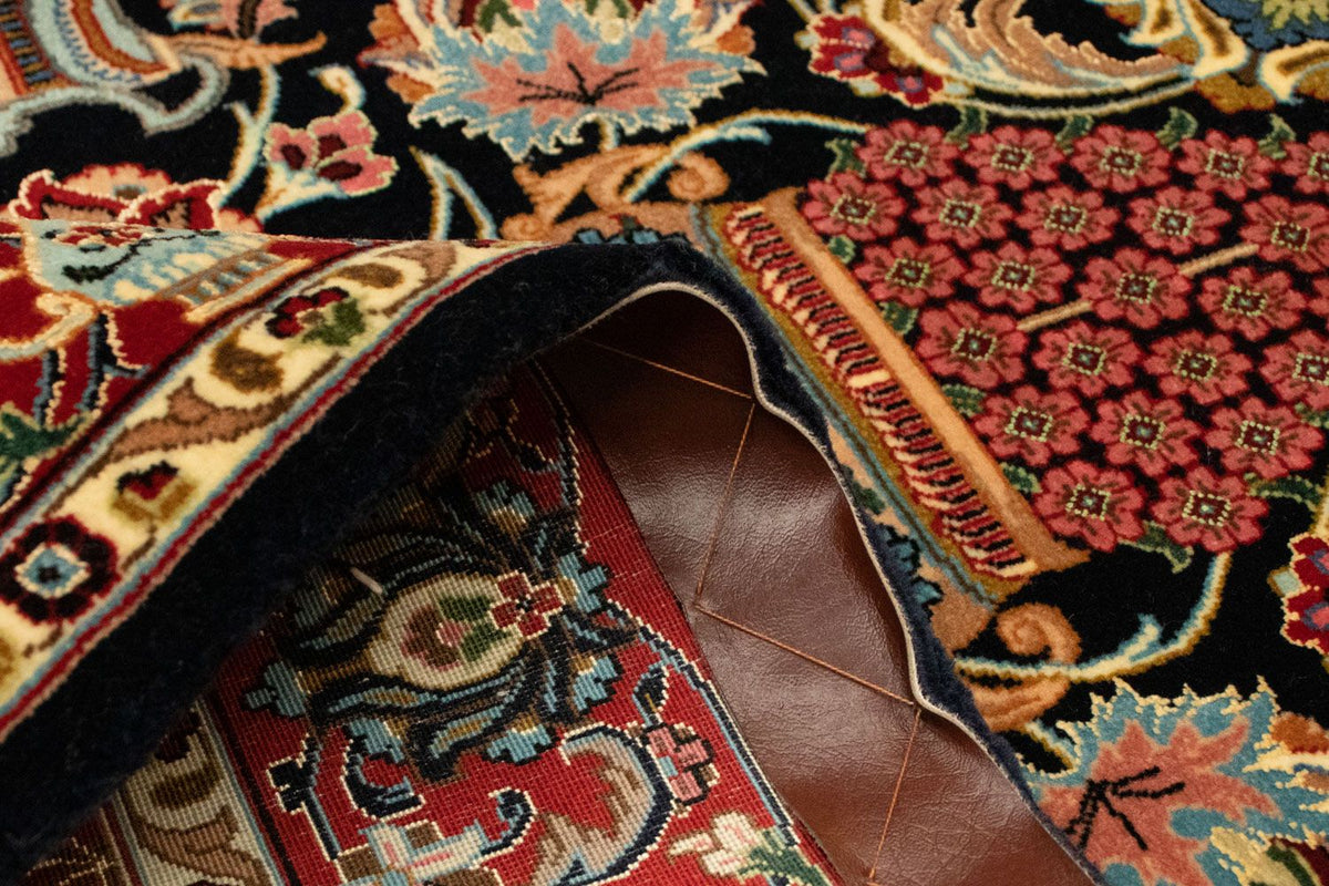 Dywan perski - Ghom - 148 x 99 cm - czarny