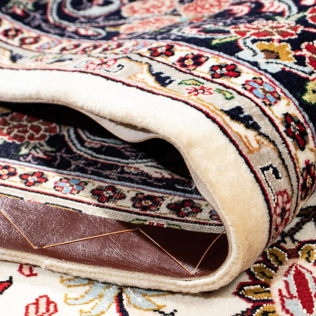 Dywan perski - Ghom - 210 x 139 cm - beżowy