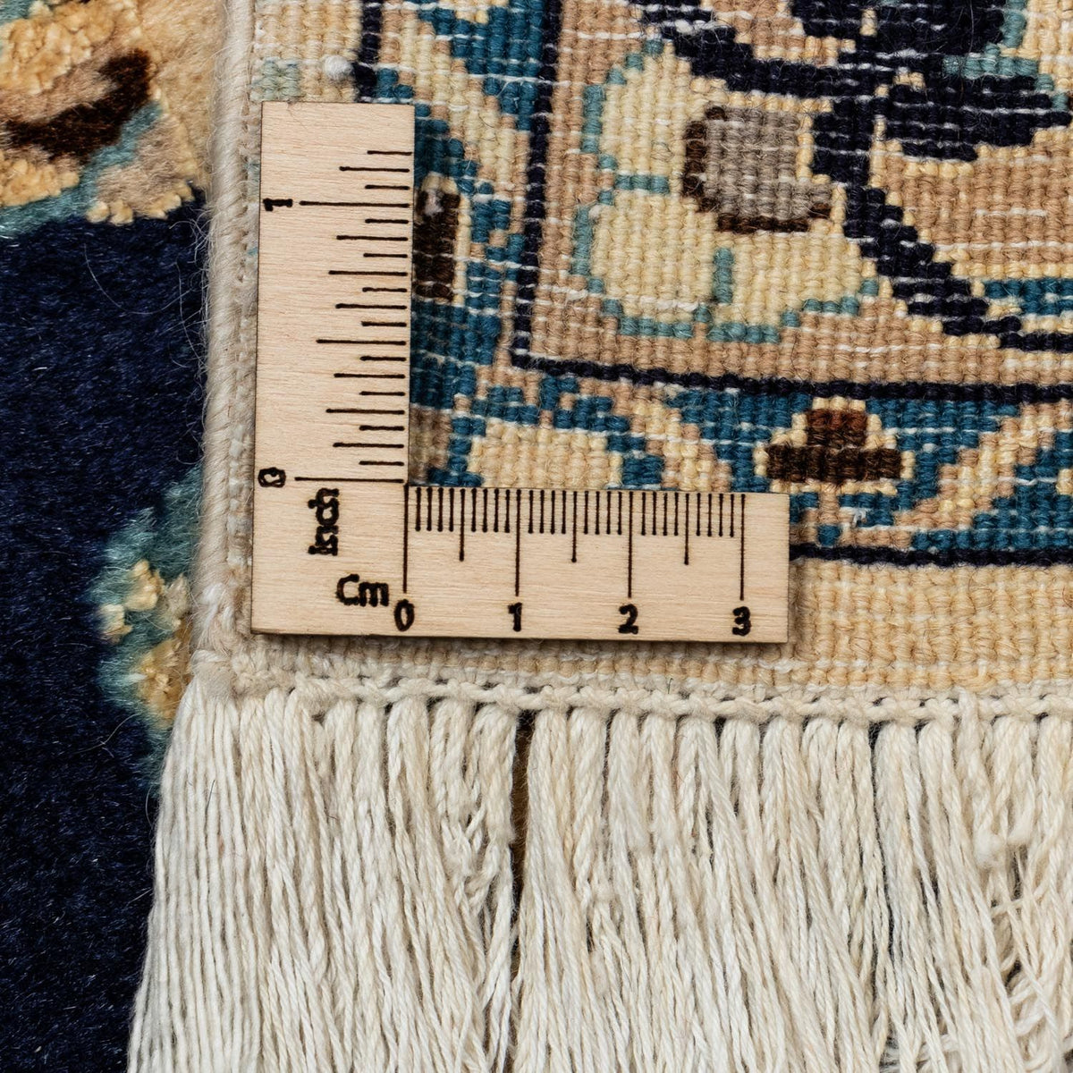 Dywan perski - Nain - 350 x 258 cm - ciemnoniebieski