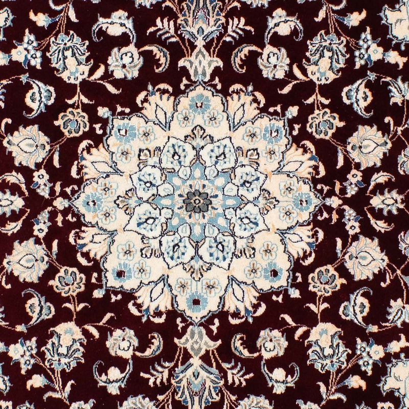 Dywan perski - Nain - Królewski kwadratowy  - 156 x 143 cm - ciemna czerwień