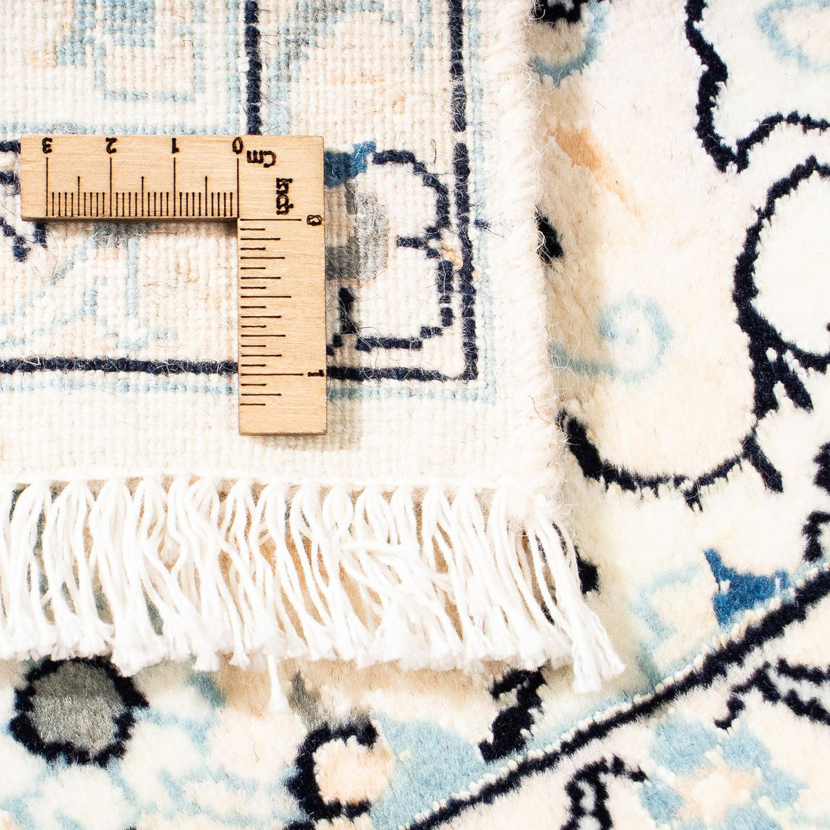 Dywan perski - Nain - Królewski kwadratowy  - 156 x 143 cm - ciemna czerwień