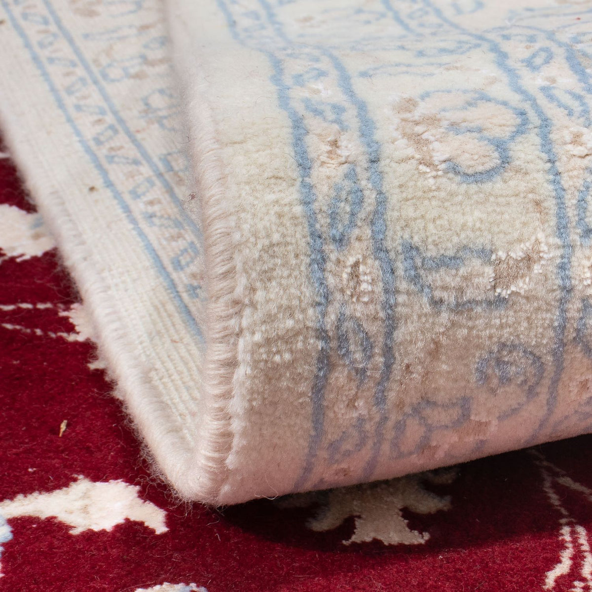 Dywan perski - Nain - 291 x 200 cm - ciemna czerwień