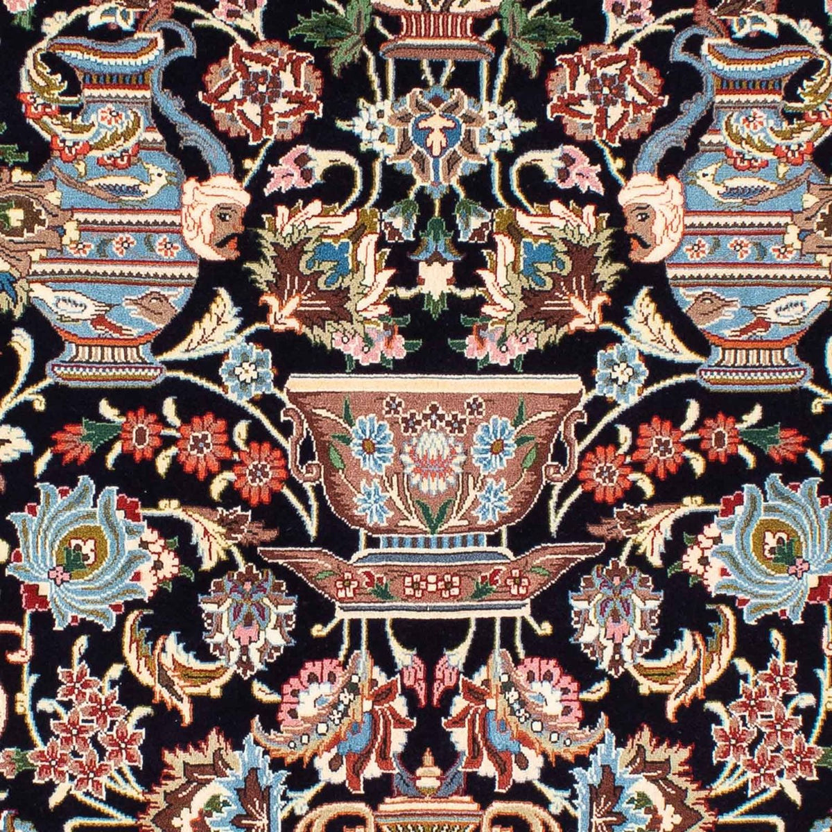 Dywan perski - Klasyczny - 228 x 142 cm - ciemnoniebieski